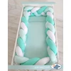 My Sweet Baby Pintas bamperis XXL – balta/mėtinė