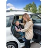 Nukido Besisukanti automobilinė kėdutė, 360 laipsnių, Isofix, 40-150 cm, kūdikiams ir mažiems vaikams, šoninio smūgio apsauga, reguliuojama galvos atrama