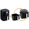 Belaidė juoda gruzdintuvė Berdsen BD-654 Air Fryer