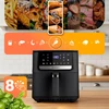 Belaidė juoda gruzdintuvė Berdsen BD-662 Air Fryer