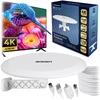 Berdsen BD-955 vidaus ir lauko TV antena Ultra HD 4K balta