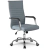 Sofotel Pilka biuro kėdė, modernus dizainas, ergonominė atrama, pasukama kėdė, vadovo kėdė