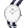 Laikrodis DANIEL WELLINGTON Glasgow Sidabrinis Ladies' Watch DW00100082 + BOX