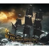 Roger Konstruktorius Piratų laivas Juodas 3180 el.