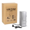 Dviviečiai šaldymo ir šildymo mini šaldytuvas, USB, LED apšvietimas