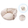 Boho stiliaus pakabinamas krėslas su pagalvėle 80 cm | 150 kg | spalva: ecru