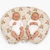 Dvynių žindymo pagalvė su meškučiais Teddy Love“