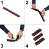 Ikonka Tankus plastikinis spyglių rinkinys, rudas, 43 cm