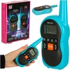 Ikonka Vaikams skirti Walkie Talkie radijo imtuvai 3 km pasiekiamumas, rinkinys 2 vnt.