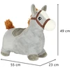 Ikonka Guminis šokinėjimo arkliukas vaikams, su pompa, 27 cm
