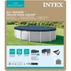 INTEX 28083 apvalus baseino dangtis 457 cm, skirtas visų metų naudojimui