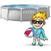 INTEX 9in1 išorinė rėminė baseino 366 x 76 cm 26712ND