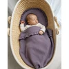 Kūdikių patalynės komplektas My Sweet Baby MUSLIN su raukiniais - antracitas