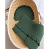 Kūdikių patalynės komplektas My Sweet Baby MUSLIN su raukiniais - miško žalia