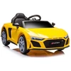 Lean Cars Elektrinis vaikiškas automobilis Audi R8 geltonas
