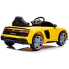 Lean Cars Elektrinis vaikiškas automobilis Audi R8 geltonas
