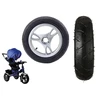 Lean Cars Priekinis plastikinis ratas su gumine padanga PRO600