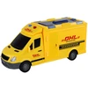 Lean Toys Geltonas pristatymo automobilis 1:16 su šviesomis ir garsais