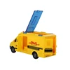 Lean Toys Geltonas pristatymo automobilis 1:16 su šviesomis ir garsais