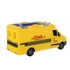 Lean Toys Geltonas pristatymo automobilis 1:16 su šviesomis ir garsais