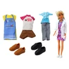 Lean Toys Lėlė Anlily su priedais: gydytoja, kirpykla, virėja