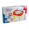 Lean Toys Arkadinis žuvų gaudymo žaidimas Light Effects, raudonas