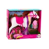 Lean Toys Balto Žirgo Figūrėlė su Šukavimo Rinkiniu