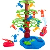 Lean Toys Žaidimas Jumping Monkeys medyje su ežeru ir krokodilu