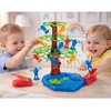 Lean Toys Žaidimas Jumping Monkeys medyje su ežeru ir krokodilu