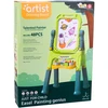 Lean Toys Dvipusė magnetinė lenta su stovu 48 vnt.