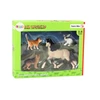 Lean Toys Gyvūnų Figūrėlių Rinkinys: Arklys, Šuo, Triušis, Katė