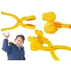 Lean Toys Sniego gniūžčių mašina „Geltonasis dinozauras“