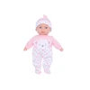 Lean Toys Lėlė su Rožine Pižama ir Meškučio Kepure, 30 cm