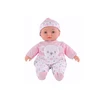 Lean Toys Lėlė su Rožine Pižama ir Meškučio Kepure, 30 cm