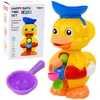 Lean Toys Vonios žaislas antis su malūnėliu