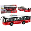 Lean Toys Baterijomis varomas autobusas su šviesomis ir garsais, 1:16 mastelis