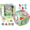 Lean Toys Interaktyvus mokomasis kubas su formomis ir pianinu