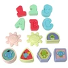 Lean Toys Interaktyvus mokomasis kubas su formomis ir pianinu