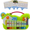 Lean Toys Vaikiškas muzikinis pianinas su ksilofonu ir melodijomis