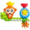 Lean Toys Vonios žaislas beždžionė su puodeliu