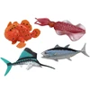 Lean Toys Jūros gyvūnų figūrėlių rinkinys (4 vnt.)