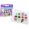 Lean Toys Kūrybinis karoliukų rinkinys papuošalams kurti