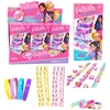 Lean Toys Apyrankių kūrimo rinkinys su pakabukais ir lipdukais, 4 reguliuojamos apyrankės