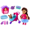 Lėlė su priedais Lean Toys, 16 vnt..