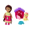 Lean Toys Lėlė su šuniuku ir veislynu