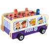 Lean Toys Medinis arkadinis žaidimas Dodgeball Policijos autobusas