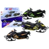 Žaislas sniego motociklas su garso ir šviesos efektais Lean Toys, juodas
