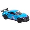 Lean Toys Turkio spalvos sportinis automobilis 1:32 su trinties pavara