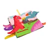 Lean Toys Interaktyvi minkšta knyga vaikams su dinozaurais