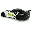 Lean Toys Nuotoliniu būdu valdomas sportinis automobilis Corvette C6.R, 2.4 G, 1:24, baltas